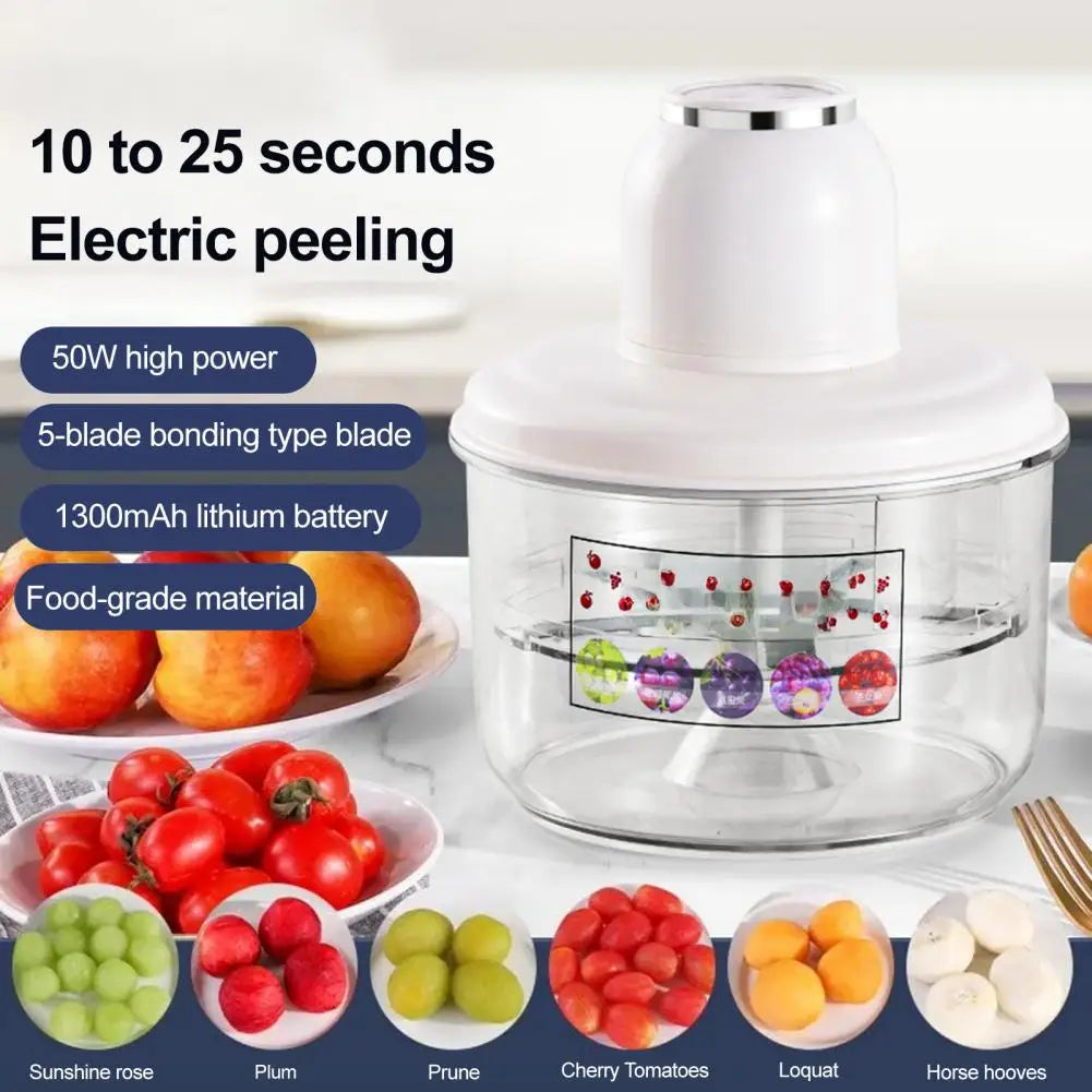 Shipzly™ Grape Automatic Household Electric Fruit Peeler